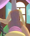  absurd_res ambiguous_gender anthro biceps big_penis brown_body chain chained chimera discord_(mlp) draconequus duo female first_person_view fluttershy_(mlp) forced friendship_is_magic genitals green_body green_skin hair hi_res hybrid implied_oral implied_rape knot long_neck male male/female my_little_pony off_screen_character penis pink_hair pov_blowjob rape simple_background something_wicked_(artist) submissive submissive_pov toned_stomach window 