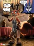  absurd_res anthro bunny_costume canid canine clothed clothing costume crossgender disney female hi_res judy_hopps lagomorph leporid link6432 male mammal nick_wilde rabbit solo zootopia 