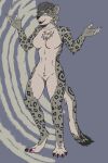  absurd_res anomalynexus anthro digital_media_(artwork) felid feline female female/female fur furry hi_res mammal pantherine snow_leopard solo 