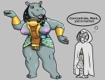  anthro big_breasts breasts clothed clothing common_hippopotamus dancing deity duo egyptian egyptian_clothing egyptian_dance egyptian_female egyptian_mythology erection erection_under_clothing female furry gold_(metal) gold_jewelry hippopotamid huge_breasts human humanoid jake_lockley jewelry larger_female macro male male/female mammal marc_spector marvel marvel_cinematic_universe middle_eastern_mythology moon_knight moon_knight_(series) mummy mummy_costume mythology papriko partially_clothed randombullshit shorter_male size_difference smaller_male smile steven_grant steven_grant_(marvel) taweret_(moon_knight) tueris uncovered_breast undead 