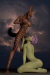  3d_(artwork) 5_toes abs anthro arched_back areola athletic athletic_herm athletic_intersex big_breasts black_stripes black_tail breasts brown_body brown_skin chiropteran digital_media_(artwork) duo earthclan3d feet fellatio fignering_partner fingering fluffy fluffy_tail frenum_ladder frenum_piercing genital_piercing genitals gigi_(earthclan) girly green_body green_eyes green_skin hair herm herm/male herm_penetrated herm_penetrating herm_penetrating_male hi_res holding_breast humanoid humanoid_feet humanoid_pointy_ears intersex intersex/male intersex_penetrated intersex_penetrating intersex_penetrating_male kneeling ladder_piercing looking_down looking_up male male_penetrated male_penetrating male_penetrating_herm male_penetrating_intersex mammal navel nipples no_wings oral orc penetration penile penis penis_piercing piercing pink_hair plantar_flexion sex side_butt small_waist striped_body striped_skin stripes toes undercut vaginal vaginal_fingering wide_stance 