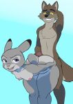  anthro big_butt breasts brown_body brown_fur butt butt_grab canid canine canis digital_media_(artwork) disney dreamworks duo erection female fur genitals grey_body grey_fur hand_behind_head hand_on_butt hi_res hot_dogging humanoid_genitalia humanoid_penis interspecies judy_hopps lagomorph leaning leaning_forward legs_together leporid looking_at_another looking_at_partner looking_back looking_back_at_another looking_back_at_partner looking_pleasured male male/female mammal mr._wolf_(the_bad_guys) nipples nude open_mouth penile penis purple_eyes rabbit scut_tail sex short_tail simple_background small_breasts smile smug smug_face solo spread_butt spreading standing standing_sex the_bad_guys thick_thighs toonarscontent wide_hips wolf yellow_eyes zootopia 