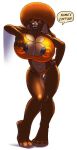  afro anthro big_breasts breasts clothing dialogue female gideon huge_breasts lagomorph leporid mammal rabbit solo 