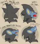  ambiguous_gender arkailart colored feral grin hi_res luxray neck_bulge nintendo object_vore onomatopoeia pok&eacute;mon pok&eacute;mon_(species) randomlucario sequence shocked smile smug solo sound_effects swallowing text video_games vore 