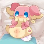  audino censored eromorudo female genitals hi_res looking_at_viewer nintendo pink_body pok&eacute;mon pok&eacute;mon_(species) pussy solo video_games 