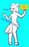  anthro big_butt butt english_text fur hi_res huge_butt magic male meme nokamiwd profanity scuffed simple_background solo sweet_bro_and_hella_jeff text thick_thighs white_body white_fur wide_hips 