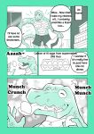 anthro blush boxers_(clothing) clothed clothing comic eating edit egg english_text happy hard_translated hi_res lizardman open_mouth reptile scalie smelly smile text tongue tongue_out topless translated underwear undressing zisak 