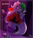  alternate_version_at_source ameizinglewds anthro arm_warmers armwear bedroom_eyes bent_over big_breasts bottomwear bracelet breasts canid canine canis clothing dipstick_tail dyed-hair ear_piercing english_text facial_markings female five_nights_at_freddy&#039;s five_nights_at_freddy&#039;s:_security_breach glowing glowing_eyes green_hair grey_body hair head_markings huge_breasts jewelry leg_warmers legwear mammal markings narrowed_eyes open_mouth piercing roxanne_wolf_(fnaf) scottgames seductive shoulder_pads solo spiked_bracelet spikes tail_markings text topwear video_games white_hair wolf yellow_eyes 