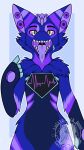  4k 9:16 absurd_res alien ampwave anthro begging bodily_fluids claws freakuency hi_res hypnotic_eyes lulitadarkrose male open_mouth purple_eyes saliva seductive solo speaker_ears tongue tongue_out vore 