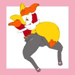  absurd_res anthro anus black_body black_fur blush blush_lines braixen digital_drawing_(artwork) digital_media_(artwork) female fur genitals hair hi_res nintendo paws piipperi pillow pillow_hug pok&eacute;mon pok&eacute;mon_(species) presenting pussy red_eyes red_hair red_pillow simple_background sketch solo video_games white_body white_fur yellow_body yellow_fur 