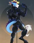  anthro clothing dragon hi_res latex muscular rubber storm suit teryx teryx_commodore 
