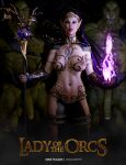  3d_(artwork) amethyst_(gem) angry_face areola armor balls big_penis breasts chest_tattoo circumcised cover cover_art cover_page digital_media_(artwork) ear_piercing ear_ring elf english_text erect_nipples eye_tattoo eyeshadow facial_tattoo fangs female fingernails fishnet_leggings gem genitals gold_armband gold_bra gold_earring green_body green_skin group hair half-erect holding_object holding_scepter hoop_ear_ring humanoid humanoid_pointy_ears larger_male leather_straps legs_together lips lipstick long_fingernails long_hair long_penis looking_at_viewer magic makeup male medium_breasts muscular muscular_male muscular_thighs nails navel neck_tattoo nipples not_furry nude_male orc partially_clothed_female partially_clothed_male pauldron pecs penis piercing pink_areola pink_nipples purple_eyes purple_eyeshadow purple_fingernails purple_hair purple_lipstick scepter signature size_difference smaller_female smile smiling_at_viewer spektra3dx standing tattoo text thick_lips trio underbite url vambraces vein veiny_penis ventral_groove 