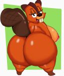  absurd_res anthro beaver betsy_(suspects) big_breasts big_butt breasts butt capikeeta female hi_res mammal rodent suspects 