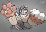  anthro feet foot_focus hi_res holding_legs holding_legs_up hypnosis male mind_control pawpads paws pink_pawpads pink_paws soarinarts soles solo wrinkled_feet 