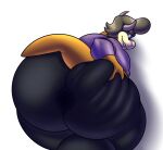  anthro balls_outline big_bulge big_butt bottomwear bulge butt clothing colelucario dominic_(colelucario) genital_outline hair hi_res horn huge_bulge huge_butt koopa male mario_bros nintendo pants pompadour presenting presenting_hindquarters purple_clothing purple_shirt purple_topwear rear_view reptile scalie shirt simple_background solo spread_butt spreading topwear video_games white_background 