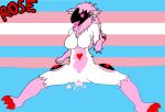  ahegao anthro bodily_fluids breasts female genital_fluids genitals hi_res looking_pleasured machine nude protogen pussy pussy_juice rose_(disambiguation) solo trans_(lore) trans_woman_(lore) 