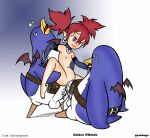  abdominal_bulge anal anal_penetration anthro armwear avian balls belt belt_pouch bird bodily_fluids bracelet breasts choker clothing cum cum_in_ass cum_in_pussy cum_inside demon demon_humanoid disgaea elbow_gloves erection etna_(disgaea) eyes_closed female female_penetrated garabatoz genital_fluids genitals gloves group group_sex hair handwear human humanoid humanoid_pointy_ears jewelry lifted male male/female male_penetrating male_penetrating_female mammal membrane_(anatomy) membranous_wings navel necklace nipples open_mouth orgasm_face pegleg penetration penguin penile penile_penetration penis penis_in_ass penis_in_pussy pigtails prinny pussy red_eyes red_hair sex sitting skull_earrings small_breasts smile standing sweat threesome tongue tongue_out vaginal vaginal_penetration video_games wings x4blade 