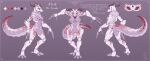  2022 4_fingers 4_toes a&#039;icul_(paledrake) absurd_res antennae_(anatomy) anthro arthropod biped breasts chest_tuft claws digital_media_(artwork) english_text exoskeleton feet female fingers fret&#039;yus genitals hi_res insect labyart long_tail looking_at_viewer markings model_sheet nipples non-mammal_breasts non-mammal_nipples nude open_mouth purple_eyes pussy reptile scalie simple_background solo standing teeth teeth_showing teeth_visible text toe_claws toes tongue tuft white_body white_exoskeleton 