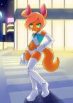  ahoge android anthro canid canine canis city city_background cole_dingo domestic_dog girly hair hi_res machine male mammal mecha robot solo unousaya vtuber 