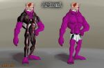 absurd_res arkomi bulge clothing demon hi_res invalid_tag male model_sheet muscular muscular_male underwear 