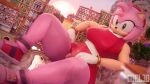  3d_(artwork) absurd_res amy_rose coel3d digital_media_(artwork) female hi_res humanoid macro pinup pose sega solo sonic_the_hedgehog_(series) 