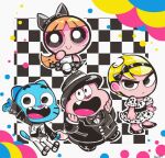  blossom_(ppg) cartoon_network chowder chowder_(series) crossover danishi gumball_watterson highres mandy_(grim_adventures) non-web_source powerpuff_girls smile the_grim_adventures_of_billy_&amp;_mandy 