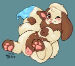  cookie eevee feral flipside flipside_tailsideup flipsidetailsideup food nintendo nsfw pok&eacute;mon pok&eacute;mon_(species) smeargle tailsideup video_games 