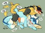  boltund eeveelution feral flipside flipside_tailsideup flipsidetailsideup nintendo nsfw pok&eacute;mon pok&eacute;mon_(species) tailsideup vaporeon video_games 