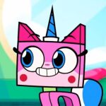  anthro cartoon_network female lego legomorph low_res pink_body. the_lego_movie unikitty unknown_artist warner_brothers 