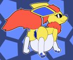  ambigious_prey belly big_belly eeveelution female female_pred flareon genitals loki_the_vulpix nintendo plushie pok&eacute;mon pok&eacute;mon_(species) pussy pussy_zipper socks_(lokivulpix) unbirthing vaginal video_games vore zipper 