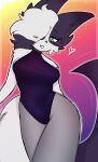  &lt;3 amber_(nebulilac) anthro big_breasts big_ears blush blush_lines breasts canid canine clothing female fennec fishnet fluffy fluffy_tail fox hair hi_res long_hair makeup mammal naughty_face nebulilac stretched_clothing suggestive thick_thighs tight_clothing wide_hips 