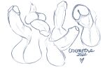  absurd_res crowmatose disembodied_penis genitals hi_res human humanoid humanoid_genitalia humanoid_penis male mammal penis practice sketch 