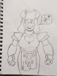  anthro armor arthropod bovid breasts butterfly caprine cleavage clothed clothing eyewear female fur glasses goat horn humanoid insect lepidopteran low_res mammal randomguyed solo toriel toriel_(swapped_rhythms) undertale undertale_(series) video_games 