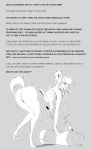  anthro anus bridle butt dialogue equid equine female genitals greyscale hi_res hooves horse human_to_feral koopacap log looking_back mammal melee_weapon mid_transformation monochrome nude pussy reins saddle solo species_transformation sword transformation weapon wood 