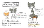  ayaka canid canine canis chair chart domestic_dog furniture height_chart husky japanese_text kyappy mammal nordic_sled_dog semi-anthro shiba_inu shibeta sitting spitz text translation_request 