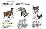  ayaka canid canine canis domestic_dog feral fight japanese_text mammal pose semi-anthro text translation_request 