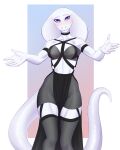  2022 5_fingers amur anthro breasts clothed clothing digital_media_(artwork) dress eyebrows eyelashes female fingers hi_res non-mammal_breasts purple_eyes reptile scalie snake solo 