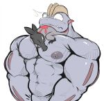  anthro duo hi_res machoke maldu male male/male nintendo pok&eacute;mon pok&eacute;mon_(species) salandit video_games 