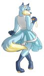  2017 absurd_res alpha_channel amazing-artsong anthro blue_bottomwear blue_clothing blue_skirt bottomwear canid canine clothed clothing crossdressing dipstick_tail fox girly hi_res holding_object male mammal markings pandora_hearts_(prince-lionel) shirt simple_background skirt solo tail_markings tail_through_skirt tank_top tongue tongue_out topwear transparent_background white_clothing white_shirt white_tank_top white_topwear 