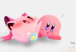  absurd_res accessory after_sex birth blush blush_lines clitoris cung curious curled_hair duo egg female fur genitals hair hair_accessory hair_bow hair_ribbon hi_res jigglypuff kirby kirby_(series) male male/female nintendo oviposition pink_body pink_fur plump_labia pok&eacute;mon pok&eacute;mon_(species) pussy question_mark ribbons tongue tongue_out video_games waddling_head 