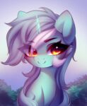  digital_media_(artwork) equid equine eyebrows fardros female feral friendship_is_magic fur green_body green_fur hasbro hi_res horn lyra_heartstrings_(mlp) mammal my_little_pony smile solo unicorn yellow_eyes 