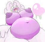  &lt;3 absurd_res antennae_(anatomy) anthro areola belly big_belly big_breasts breasts dragon female genitals goodra green_eyes hi_res huge_breasts lhacedor looking_down low-angle_view navel nintendo nipples pok&eacute;mon pok&eacute;mon_(species) puffy_nipples purple_areola purple_body purple_nipples pussy slime solo under_boob video_games wide_hips 