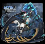  anthro areola aziya_steelheart balls big_dom_small_sub black_areola black_body black_penis black_scales blue_areola blue_body blue_hair blue_horn blue_markings blue_penis blue_pussy blue_scales blue_tongue bodily_fluids breasts canid canine canis claws cum cum_on_self cum_while_penetrated dominant dominant_gynomorph dominant_intersex dragon duo ejaculation feathered_wings feathers french_kissing fsmaverick fur genital_fluids genitals grey_body grey_fur gynomorph gynomorph/herm gynomorph_penetrating gynomorph_penetrating_herm hair hand_on_back hand_on_head hand_on_hip hand_on_leg herm herm_penetrated hi_res horn intersex intersex/intersex intersex_penetrated intersex_penetrating intersex_penetrating_intersex kissing knot larger_gynomorph larger_intersex long_hair long_tongue looking_at_another looking_pleasured mammal markings multi_horn multicolored_body multicolored_fur muscular muscular_gynomorph muscular_intersex paws penetration penile penile_penetration penis penis_in_pussy pussy raised_tail saliva scales scar size_difference submissive submissive_gynomorph submissive_intersex tattoo toe_claws tongue tongue_out vaginal vaginal_penetration velkys white_body white_fur wings wolf 