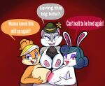  absurd_res animaniacs anthro big_breasts breast_play breasts broodal crossover female furry hi_res huge_breasts lagomorph leporid looney_tunes madame_broode mammal mario_(series) mario_bros mature_female nintendo patricia_bunny rabbit rodent sciurid sex slappy_squirrel someth1ngoranother super_mario_odyssey the_looney_tunes_show titfuck video_games warner_brothers 