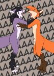  animated canid canine female fox foxboy83 hi_res male mammal rosemary tootaloo 
