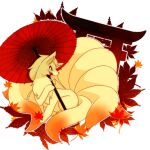  1:1 9_tails abstract_background alpha_channel ambiguous_gender brown_nose canid canine colored digital_media_(artwork) dipstick_tail feral fluffy fluffy_chest fluffy_tail front_view full-length_portrait fur head_tuft holding_object holding_parasol holding_umbrella kemono kompeito leaf leaf_background looking_at_viewer mammal maple_leaf markings monotone_ears multi_tail multicolored_body multicolored_fur multicolored_tail ninetales nintendo no_sclera open_mouth open_smile orange_body orange_fur orange_tail parasol pok&eacute;mon pok&eacute;mon_(species) portrait pupils quadruped red_eyes shaded sitting smile snout solo tail_markings three-quarter_view torii tuft two_tone_body two_tone_fur two_tone_tail umbrella video_games white_pupils yellow_body yellow_ears yellow_fur yellow_inner_ear yellow_tail 
