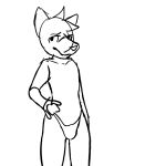  animated anthro bulge canid canine clothing embarrassed gender_transformation male mammal nude penis_to_vagina_tf solo spardu tagme transformation wardrobe_malfunction wide_hips 
