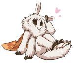  &lt;3 4_arms antennae_(anatomy) anthro arthropod arthropod_abdomen black_eyes black_sclera female fluffy fur hi_res insect insect_wings lepidopteran moth multi_arm multi_limb neck_tuft orange_wings sitting solo tateoftot tuft white_body white_fur wings 