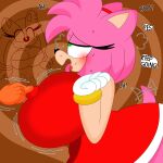  2022 3barts abstract_background absurd_res accessory aged_up amy_rose anthro badger big_breasts blush bodily_fluids breast_squish breasts cleavage clothed clothing curvaceous curvy_figure dialogue digital_drawing_(artwork) digital_media_(artwork) drooling duo english_text erect_nipples erect_nipples_under_clothes eulipotyphlan eyelashes female female/female fingers fur gloves green_eyes hair handwear headband hedgehog hi_res hourglass_figure huge_breasts long_hair mammal multicolored_body multicolored_fur mustelid musteline nipple_fetish nipple_outline nipple_play nipples orange_body orange_fur pink_body pink_fur pink_hair saliva sega short_hair short_tail simple_background small_waist smile sonic_boom sonic_the_hedgehog_(series) squish sticks_the_jungle_badger sweat tail_motion tailwag tan_body tan_fur text tongue tongue_out topwear tube_top two_tone_body two_tone_fur voluptuous wide_hips 