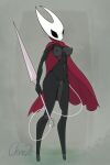  absurd_res animal_humanoid anthro arthropod arthropod_humanoid big_breasts black_body black_nipples blue_pussy breasts cloak clone26 clothing exoskeleton female genitals hi_res holding_object holding_sword holding_weapon hollow_knight hornet_(hollow_knight) humanoid mask melee_weapon mostly_nude nipples pussy solo standing sword team_cherry video_games weapon 